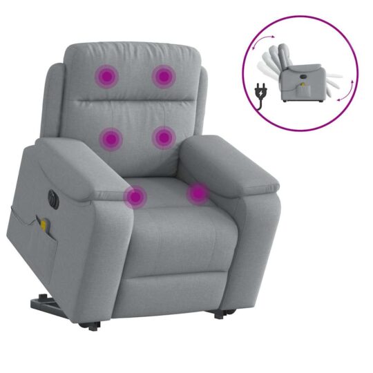 VXL8721102964589 g en hd 9 Fotoliu electric masaj rabatabil cu ridicare, gri închis textil VXL8721102964589 g en hd 9