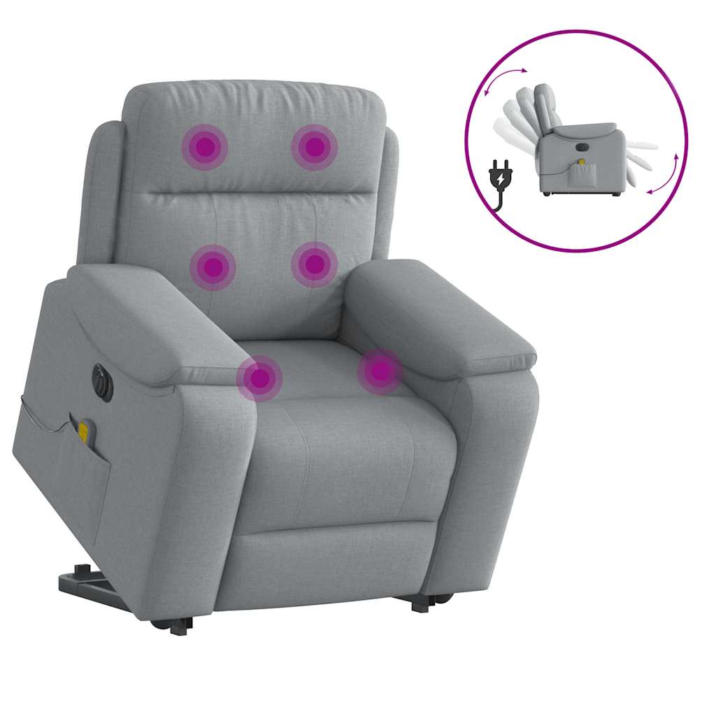 VXL8721102964589 g en hd 9 Fotoliu electric masaj rabatabil cu ridicare, gri închis textil Fotoliu electric masaj rabatabil cu ridicare, gri închis textil - imagine 10