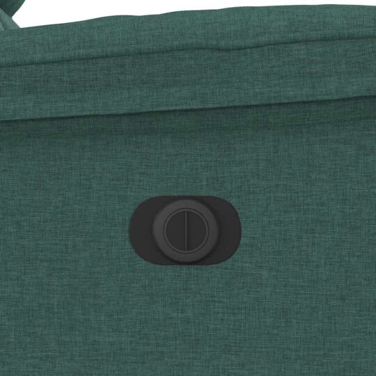 VXL8721102964749 g en hd 10 Fotoliu rabatabil electric, verde închis, material textil VXL8721102964749 g en hd 10