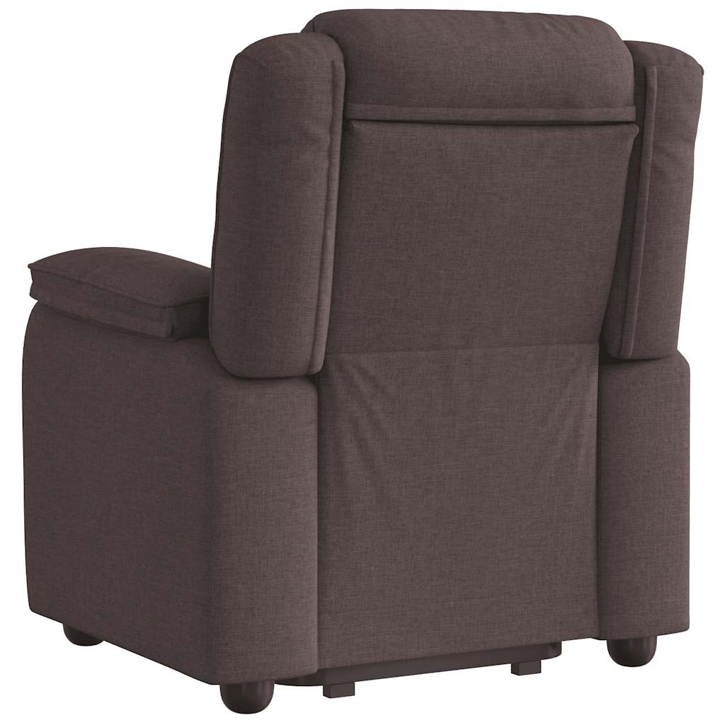 VXL8721102964930 g en hd 5 Fotoliu rabatabil cu ridicare pe verticală, maro închis, textil Fotoliu rabatabil cu ridicare pe verticală, maro închis, textil - imagine 6