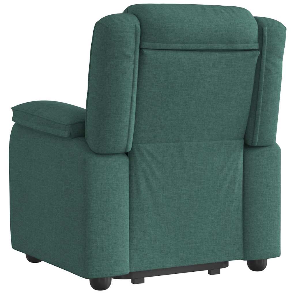 VXL8721102964947 g en hd 5 Fotoliu rabatabil ridicare pe verticală, verde închis, textil Fotoliu rabatabil ridicare pe verticală, verde închis, textil - imagine 6