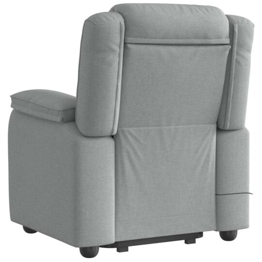 VXL8721102964985 g en hd 5 Fotoliu de masaj rabatabil cu ridicare, gri deschis, textil VXL8721102964985 g en hd 5