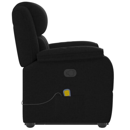 VXL8721102965005 g en hd 4 Fotoliu rabatabil de masaj, cu ridicare, negru, material textil VXL8721102965005 g en hd 4