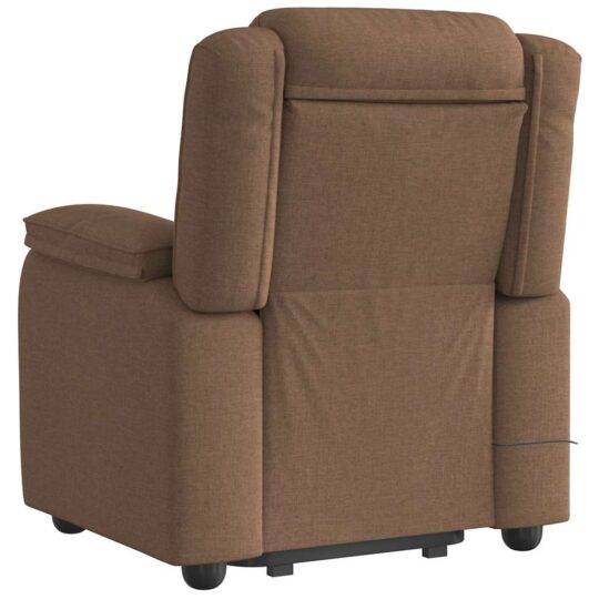 VXL8721102965029 g en hd 5 Fotoliu de masaj rabatabil cu ridicare, maro, textil VXL8721102965029 g en hd 5