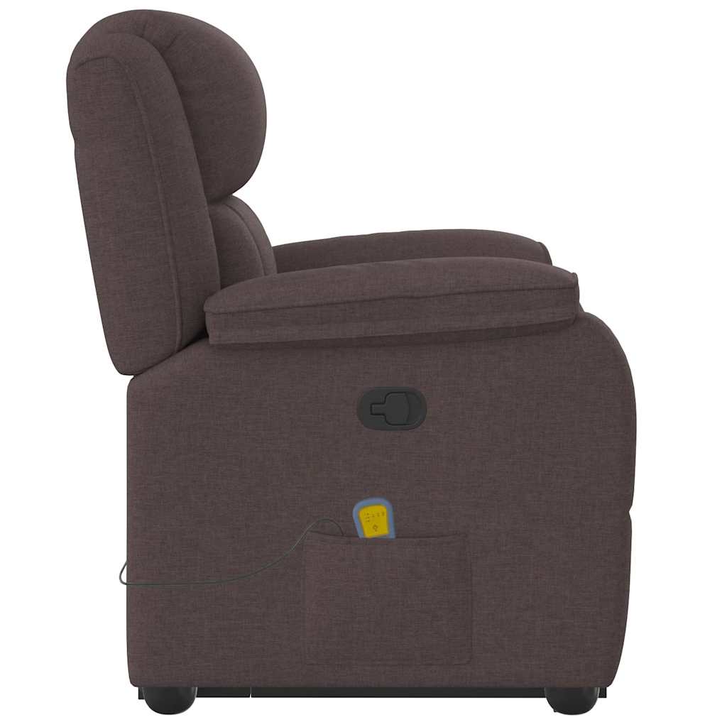 VXL8721102965036 g en hd 4 Fotoliu rabatabil de masaj, cu ridicare, maro închis, textil Fotoliu rabatabil de masaj, cu ridicare, maro închis, textil - imagine 5