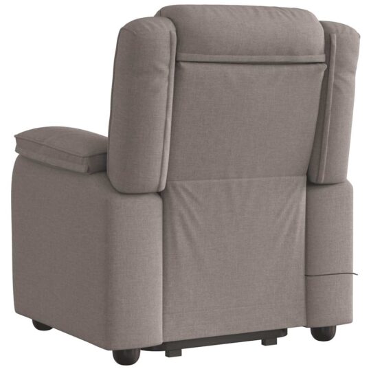 VXL8721102965050 g en hd 5 Fotoliu rabatabil de masaj cu ridicare, gri taupe, textil VXL8721102965050 g en hd 5