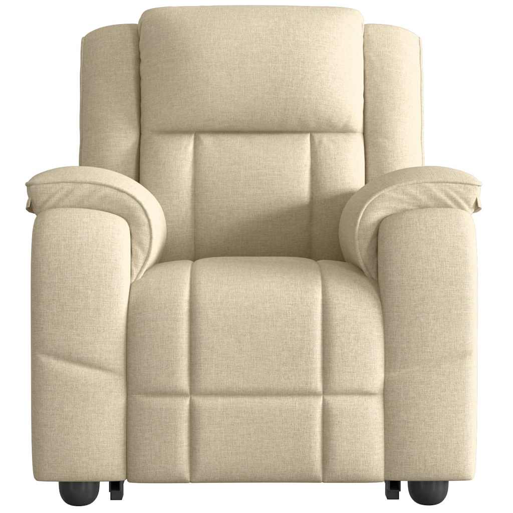 VXL8721102965067 g en hd 3 Fotoliu masaj rabatabil cu ridicare, crem, material textil Fotoliu masaj rabatabil cu ridicare, crem, material textil - imagine 4