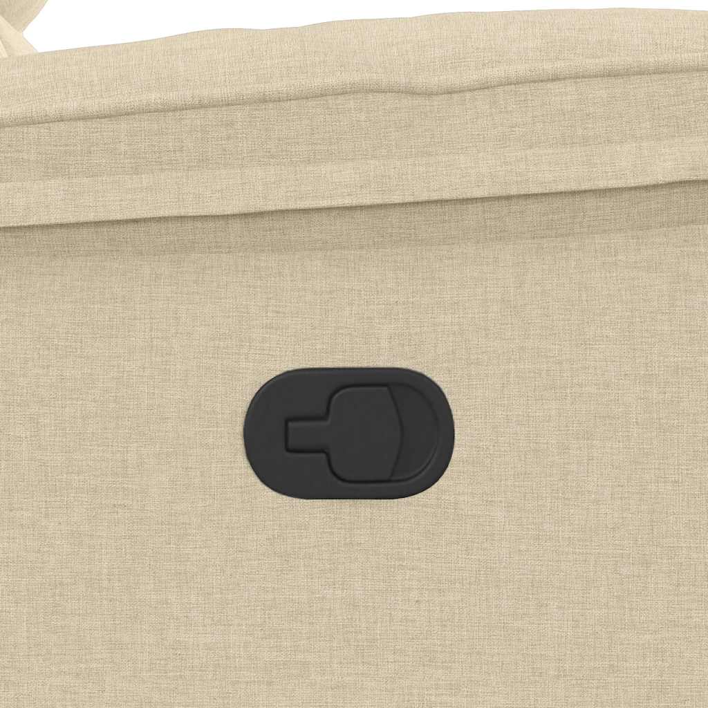 VXL8721102965067 g en hd 9 Fotoliu masaj rabatabil cu ridicare, crem, material textil Fotoliu masaj rabatabil cu ridicare, crem, material textil - imagine 10