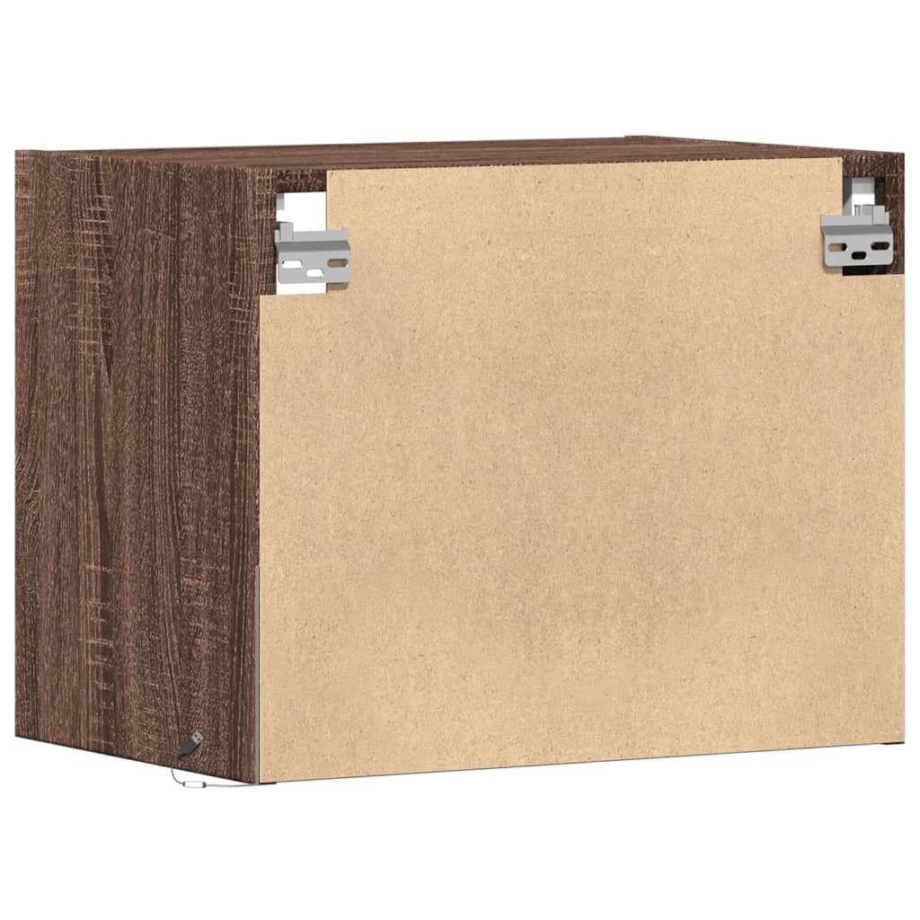 VXL8721102966392 g en hd 7 Noptiere montate pe perete cu lumini LED, 2 buc., stejar maro Noptiere montate pe perete cu lumini LED, 2 buc., stejar maro - imagine 9