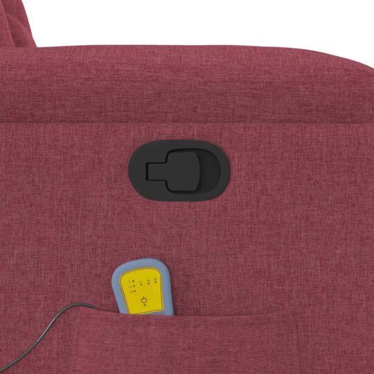 VXL8721158335616 g en hd 9 Fotoliu de masaj rabatabil, roșu vin, material textil VXL8721158335616 g en hd 9