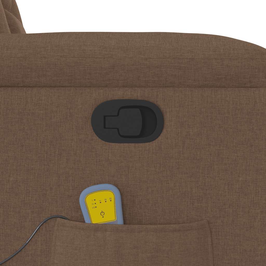 VXL8721158335623 g en hd 9 Fotoliu de masaj rabatabil, maro, material textil Fotoliu de masaj rabatabil, maro, material textil - imagine 10