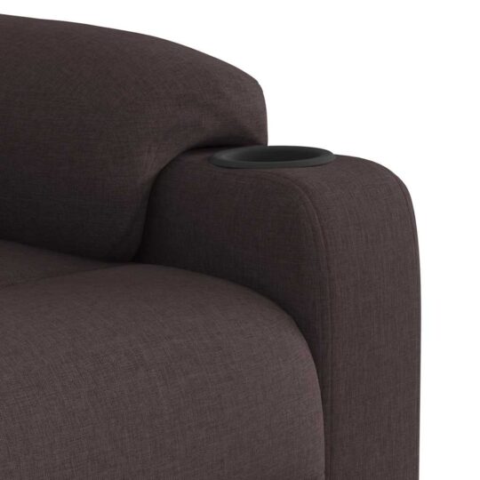 VXL8721158335630 g en hd 8 Fotoliu de masaj rabatabil, maro închis, material textil VXL8721158335630 g en hd 8