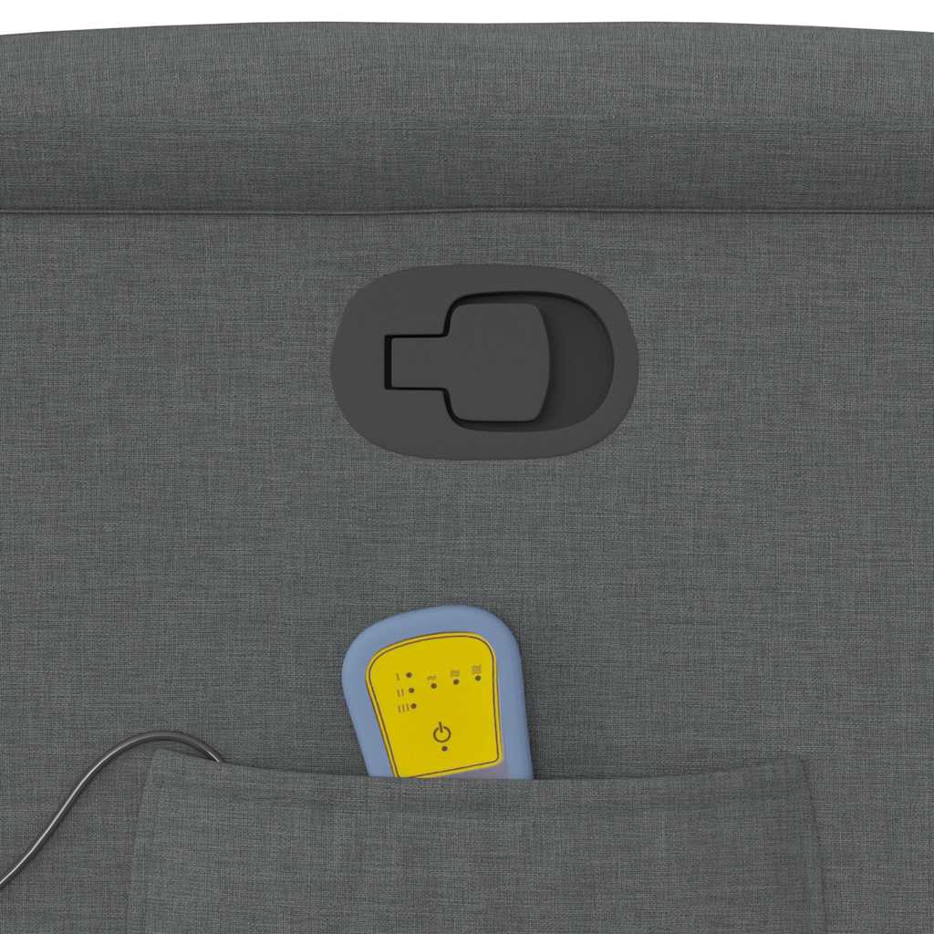 VXL8721158336132 g en hd 9 Fotoliu de masaj rabatabil, gri închis, material textil Fotoliu de masaj rabatabil, gri închis, material textil - imagine 11