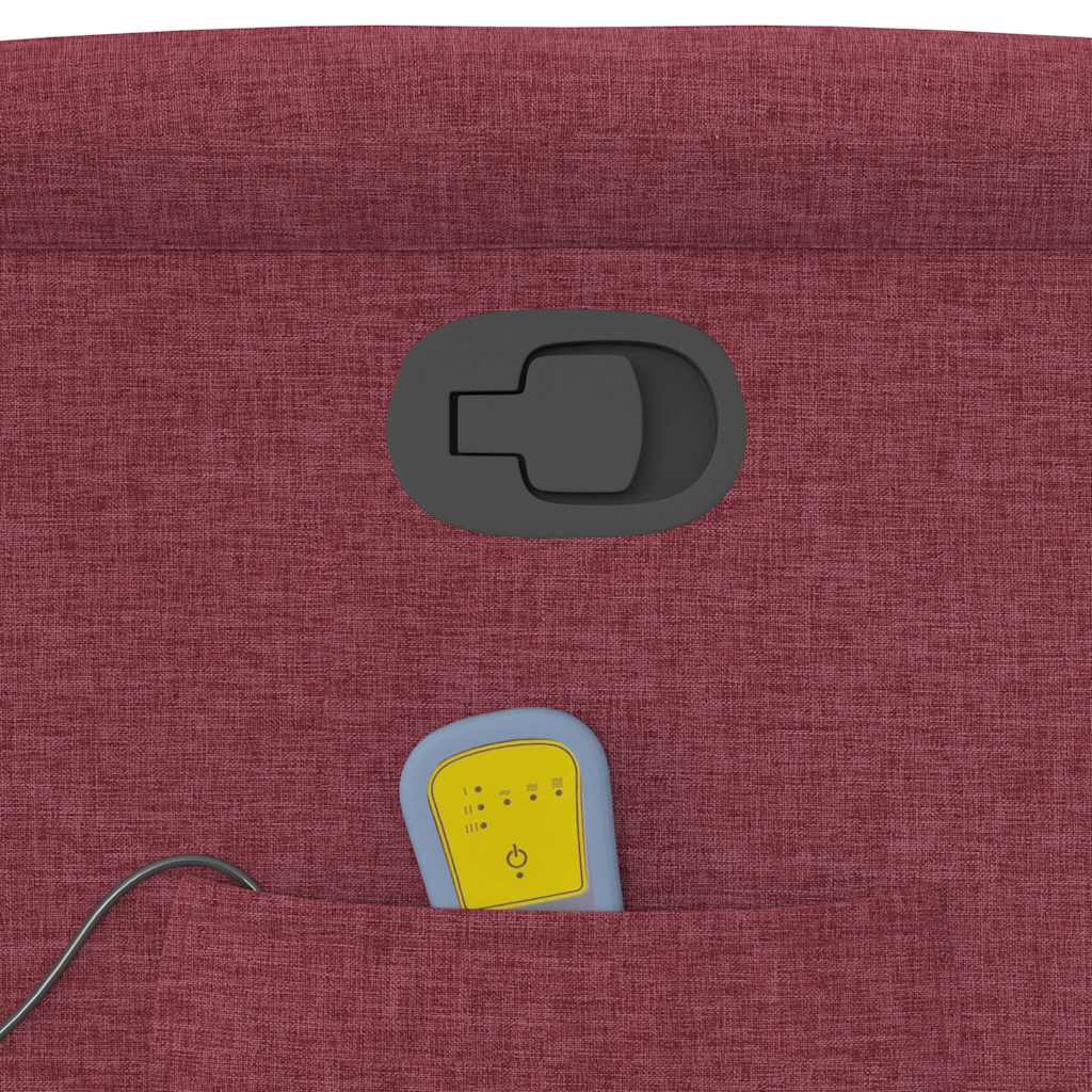 VXL8721158336156 g en hd 9 Fotoliu de masaj rabatabil, roșu vin, material textil Fotoliu de masaj rabatabil, roșu vin, material textil - imagine 11