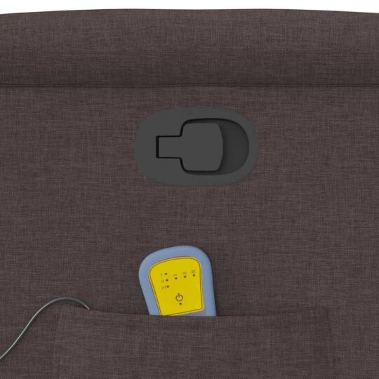 VXL8721158336170 g en hd 9 Fotoliu de masaj rabatabil, maro închis, material textil VXL8721158336170 g en hd 9