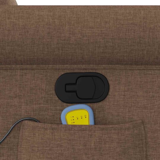 VXL8721158336767 g en hd 8 Fotoliu de masaj rabatabil, maro, material textil VXL8721158336767 g en hd 8