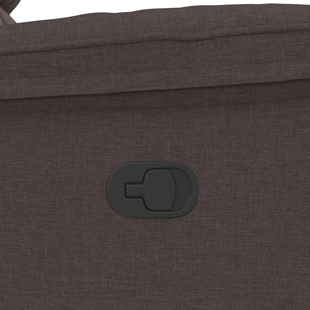 VXL8721158337214 g en hd 8 Fotoliu de masaj rabatabil, maro închis, material textil Fotoliu de masaj rabatabil, maro închis, material textil - imagine 10