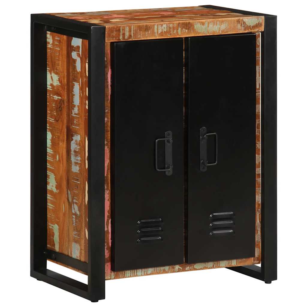 VXL8721158339478 g en hd 2 Bufetă multicolor 55x35x70 cm lemn masiv recuperat Bufetă multicolor 55x35x70 cm lemn masiv recuperat - imagine 3