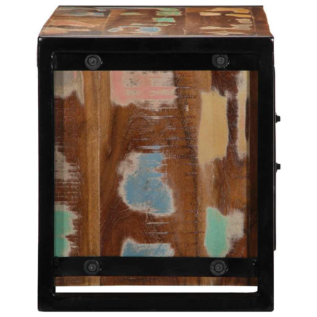 VXL8721158339652 g en hd 3 Dulap TV 80x30x35 cm lemn masiv recuperat Dulap TV 80x30x35 cm lemn masiv recuperat - imagine 4