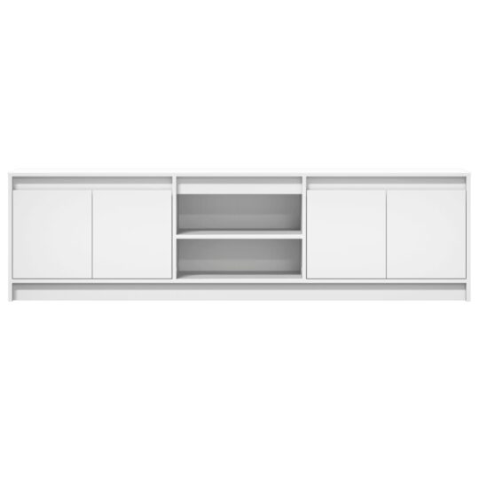 VXL8721158342577 g en hd 4 Dulap TV cu LED, alb, 180x34x50 cm, lemn prelucrat VXL8721158342577 g en hd 4