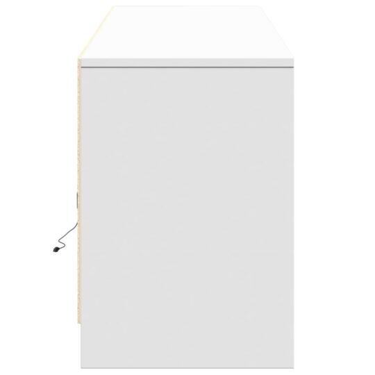 VXL8721158342577 g en hd 5 Dulap TV cu LED, alb, 180x34x50 cm, lemn prelucrat VXL8721158342577 g en hd 5