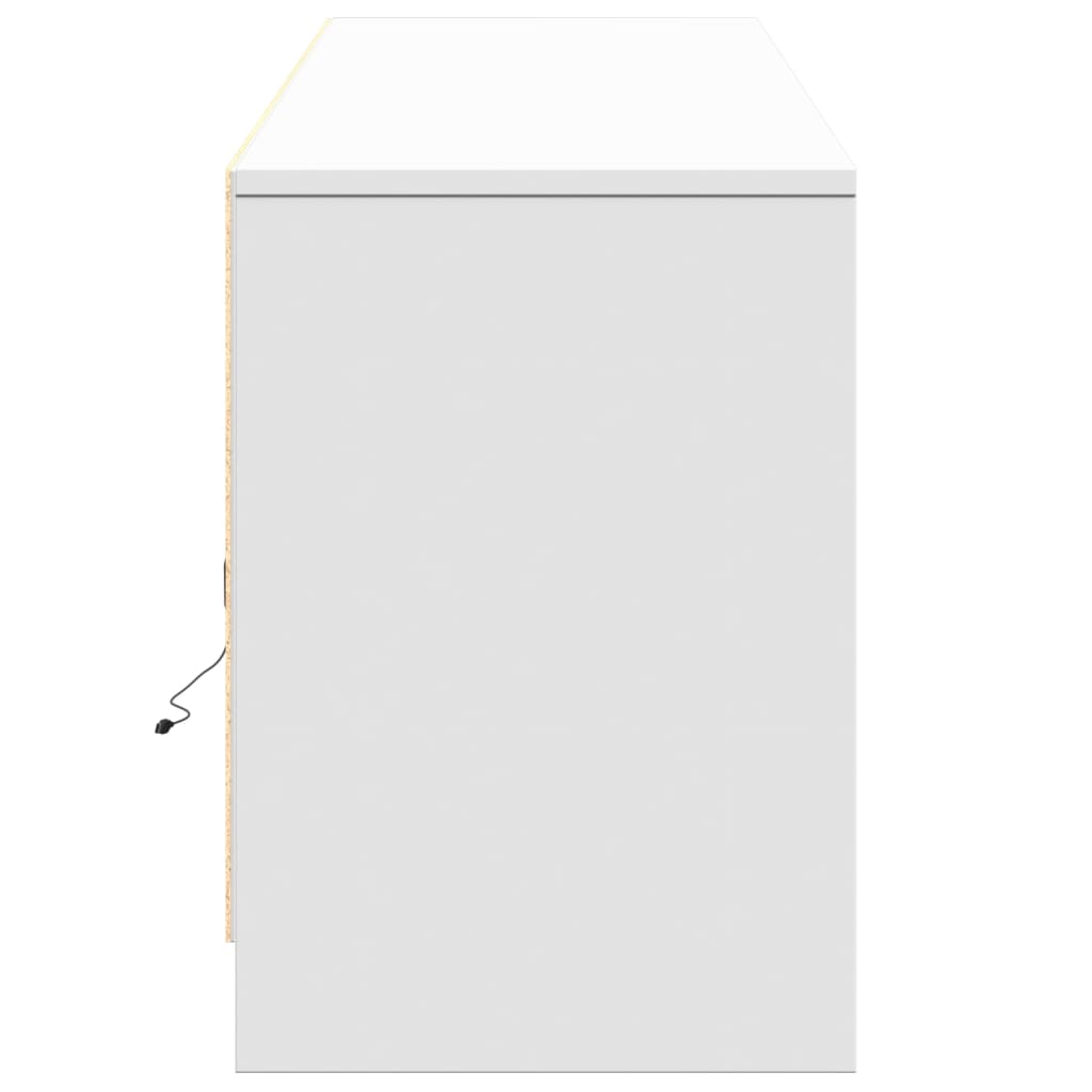 VXL8721158342577 g en hd 5 Dulap TV cu LED, alb, 180x34x50 cm, lemn prelucrat Dulap TV cu LED, alb, 180x34x50 cm, lemn prelucrat - imagine 7