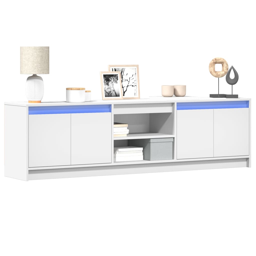 VXL8721158342577 m en hd 1 Dulap TV cu LED, alb, 180x34x50 cm, lemn prelucrat Dulap TV cu LED, alb, 180x34x50 cm, lemn prelucrat