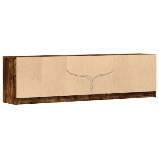 VXL8721158342614 g en hd 6 Dulap TV cu LED, stejar fumuriu, 180x34x50 cm, lemn prelucrat VXL8721158342614 g en hd 6