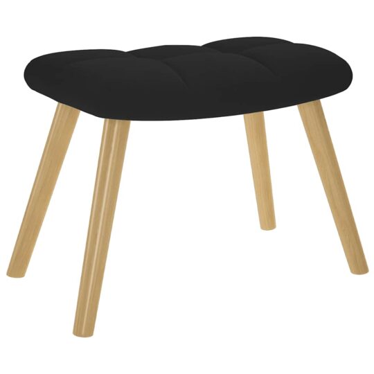 VXL8721158362056 g en hd 4 Scaun de relaxare cu taburet, negru, textil VXL8721158362056 g en hd 4