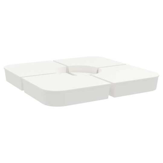 Alternative view of Set bază de umbrelă soare 4 piese pentru suport cruce 100 kg PP