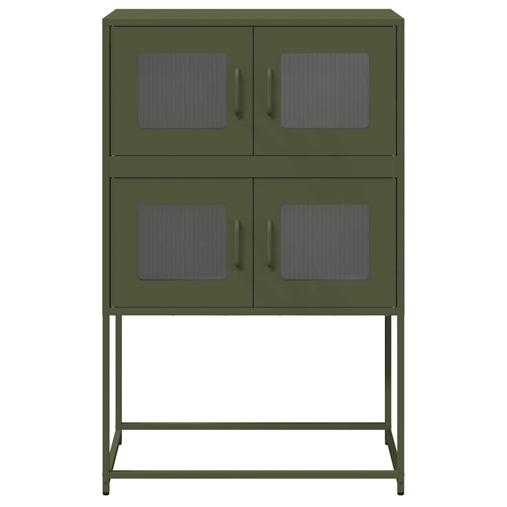 VXL8721158371829 g en hd 3 Dulap înalt, verde măsliniu, 68x39x107 cm, oțel Dulap înalt, verde măsliniu, 68x39x107 cm, oțel - imagine 5