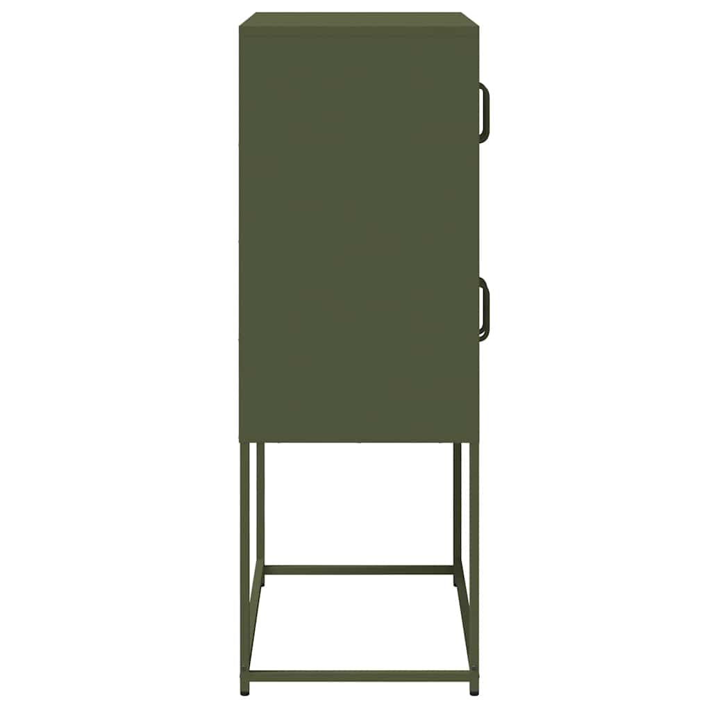 VXL8721158371829 g en hd 5 Dulap înalt, verde măsliniu, 68x39x107 cm, oțel Dulap înalt, verde măsliniu, 68x39x107 cm, oțel - imagine 7