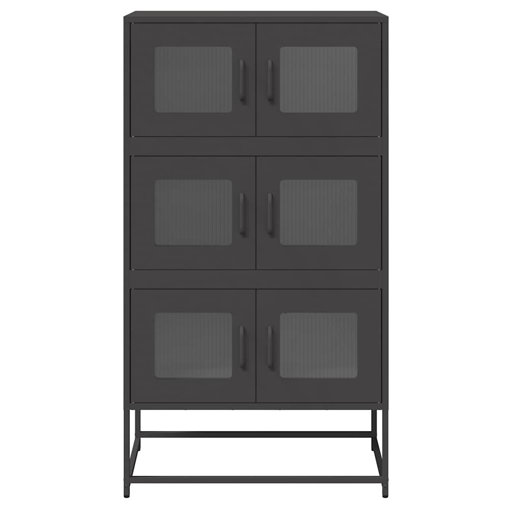 VXL8721158371843 g en hd 3 Dulap înalt, negru, 68x39x123 cm, oțel Dulap înalt, negru, 68x39x123 cm, oțel - imagine 5