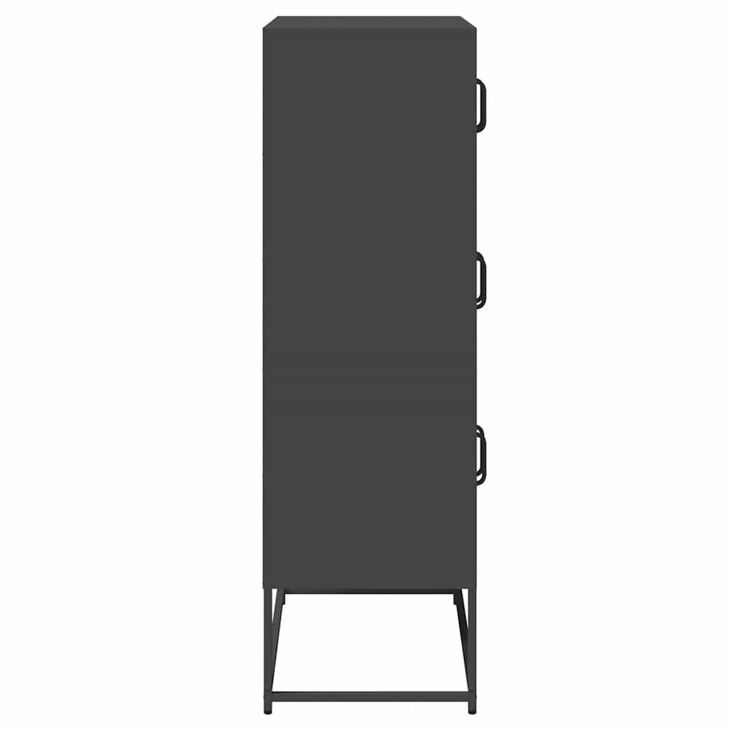 VXL8721158371843 g en hd 5 Dulap înalt, negru, 68x39x123 cm, oțel Dulap înalt, negru, 68x39x123 cm, oțel - imagine 7