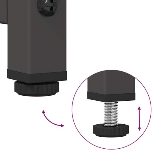 VXL8721158371843 g en hd 7 Dulap înalt, negru, 68x39x123 cm, oțel VXL8721158371843 g en hd 7