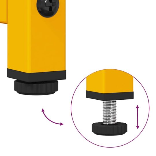 VXL8721158371874 g en hd 7 Dulap înalt, galben muștar, 68x39x123 cm, oțel VXL8721158371874 g en hd 7