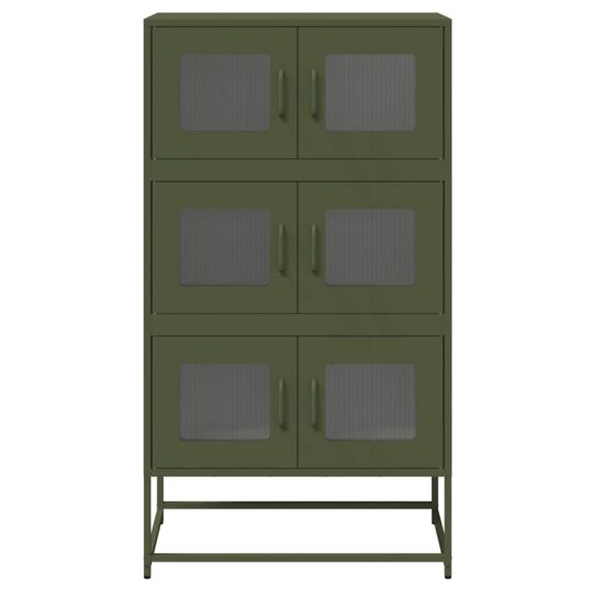 VXL8721158371881 g en hd 3 Dulap înalt, verde măsliniu, 68x39x123 cm, oțel VXL8721158371881 g en hd 3