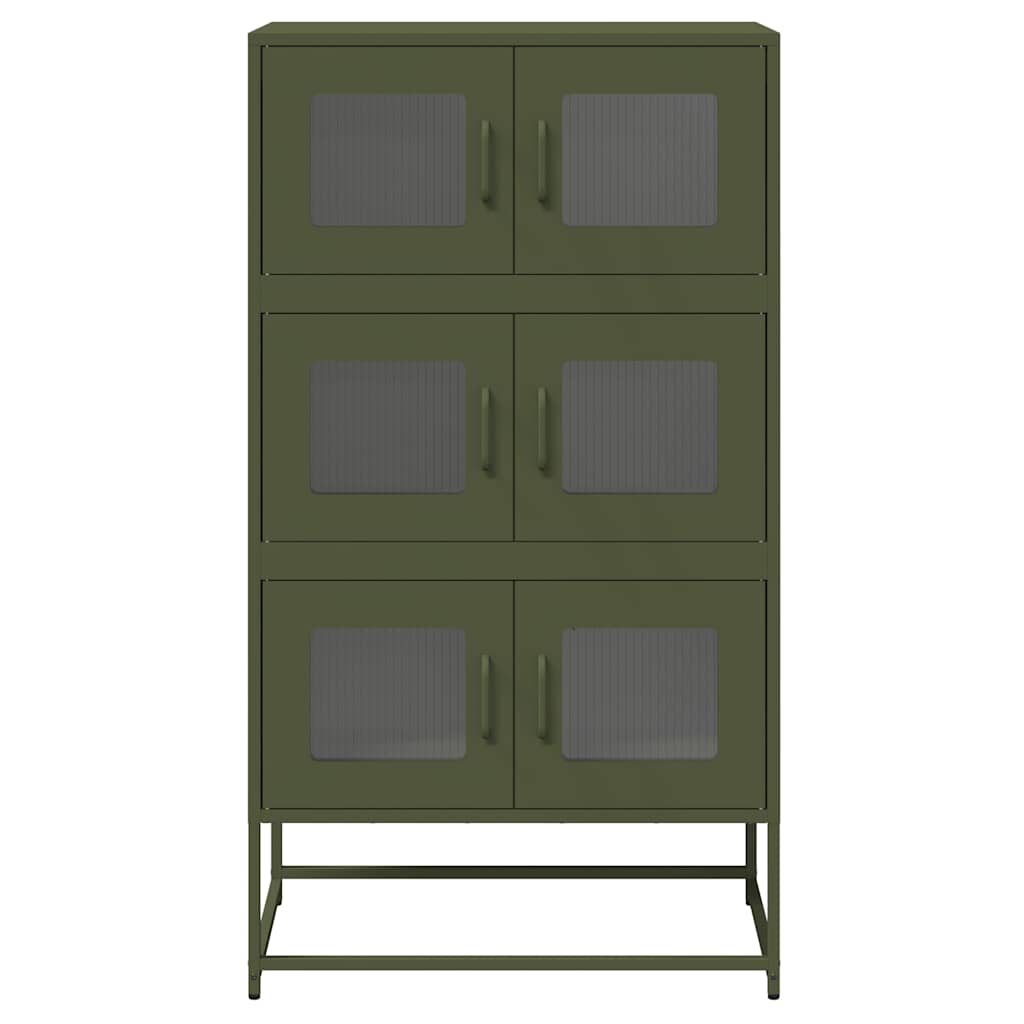VXL8721158371881 g en hd 3 Dulap înalt, verde măsliniu, 68x39x123 cm, oțel Dulap înalt, verde măsliniu, 68x39x123 cm, oțel - imagine 5