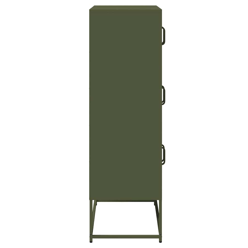 VXL8721158371881 g en hd 5 Dulap înalt, verde măsliniu, 68x39x123 cm, oțel Dulap înalt, verde măsliniu, 68x39x123 cm, oțel - imagine 7