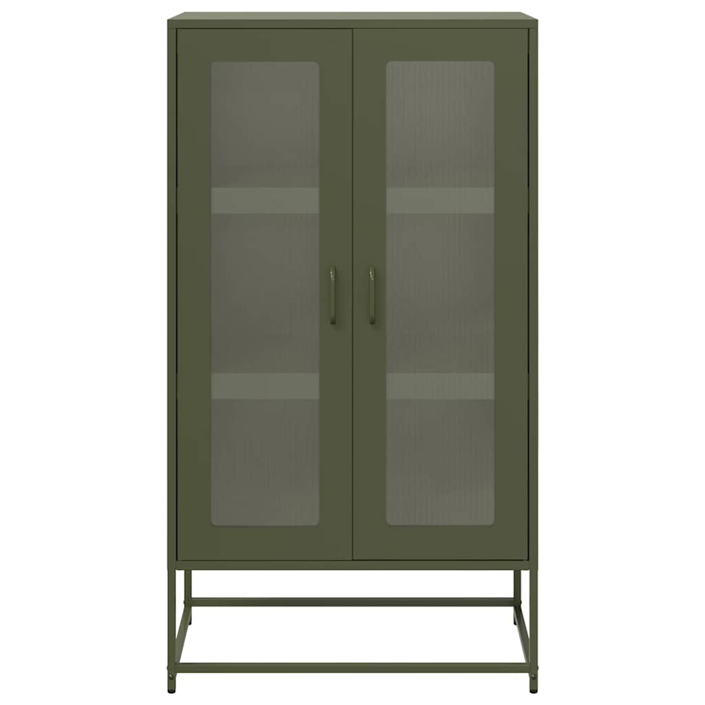 VXL8721158371942 g en hd 3 Dulap înalt, verde măsliniu, 68x39x123 cm, oțel Dulap înalt, verde măsliniu, 68x39x123 cm, oțel - imagine 5