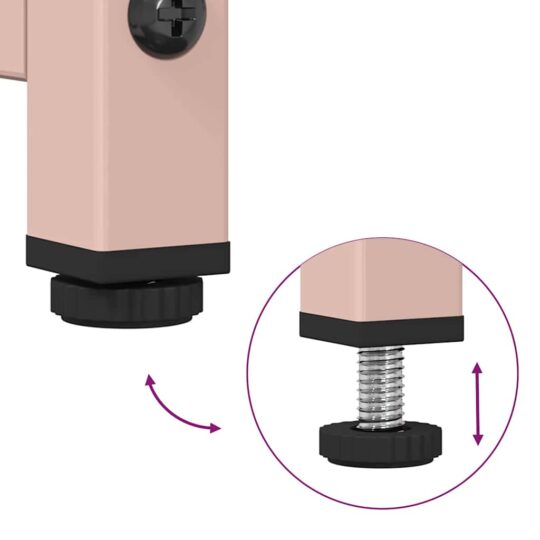VXL8721158372031 g en hd 7 Dulap înalt, roz, 68x39x123 cm, oțel VXL8721158372031 g en hd 7