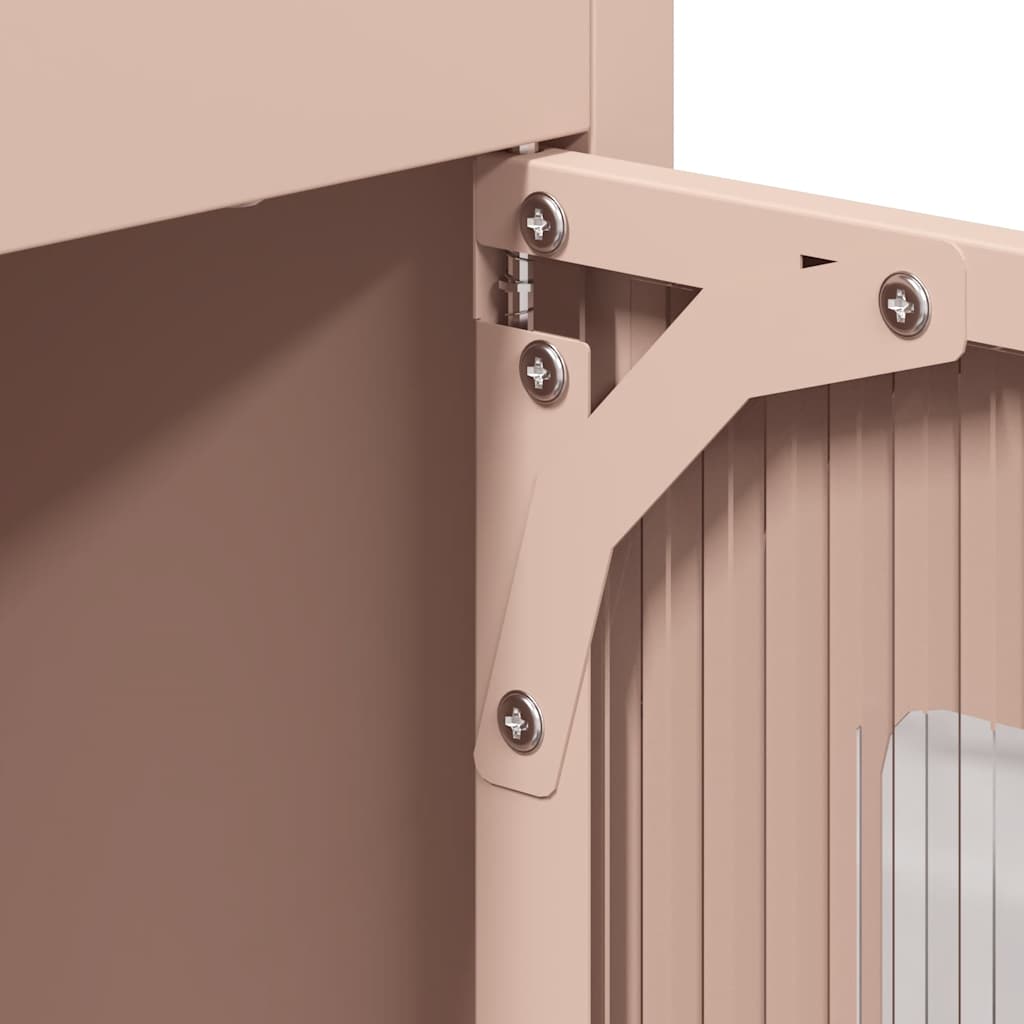 VXL8721158372031 g en hd 8 Dulap înalt, roz, 68x39x123 cm, oțel Dulap înalt, roz, 68x39x123 cm, oțel - imagine 10