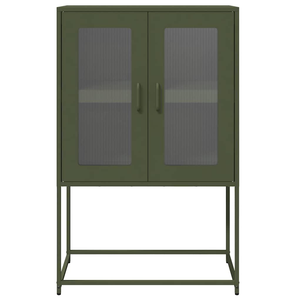 VXL8721158372123 g en hd 3 Dulap înalt, verde măsliniu, 68x39x107 cm, oțel Dulap înalt, verde măsliniu, 68x39x107 cm, oțel - imagine 5