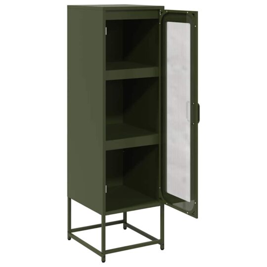VXL8721158372307 g en hd 5 Dulap înalt, verde măsliniu, 36x39x123 cm, oțel laminat rece VXL8721158372307 g en hd 5