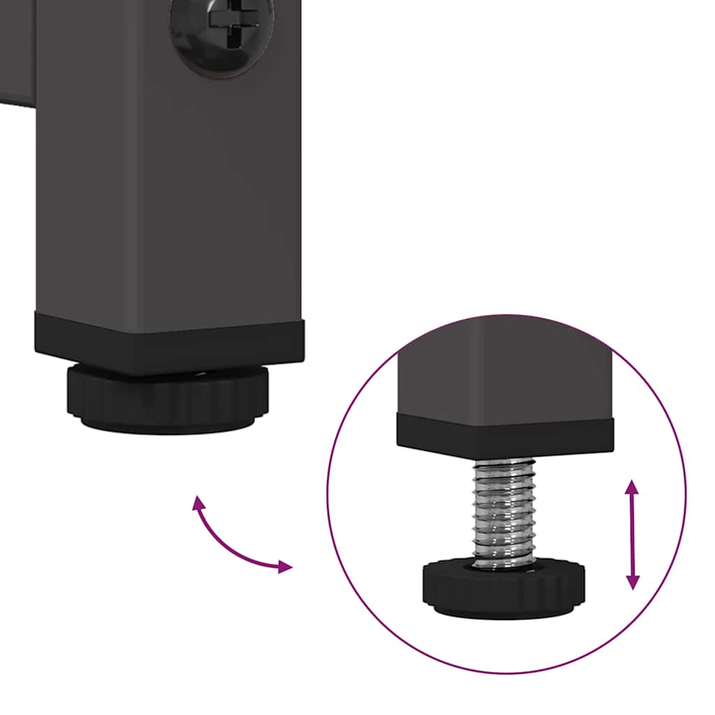 VXL8721158372383 g en hd 7 Dulap, negru, 100,5x39x107 cm, oțel laminat la rece Dulap, negru, 100,5x39x107 cm, oțel laminat la rece - imagine 9