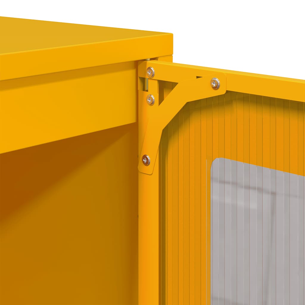VXL8721158372413 g en hd 8 Dulap, galben muștar, 100,5x39x107 cm, oțel laminat la rece Dulap, galben muștar, 100,5x39x107 cm, oțel laminat la rece - imagine 10