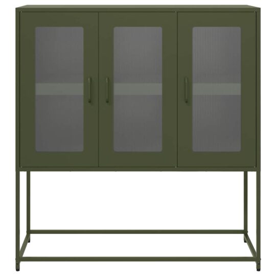 VXL8721158372420 g en hd 3 Dulap, verde măsliniu, 100,5x39x107 cm, oțel laminat la rece VXL8721158372420 g en hd 3