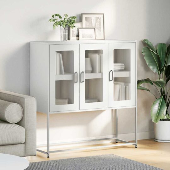 VXL8721158372437 g en hd 2 Dulap, alb, 100,5x39x107 cm, oțel laminat la rece VXL8721158372437 g en hd 2