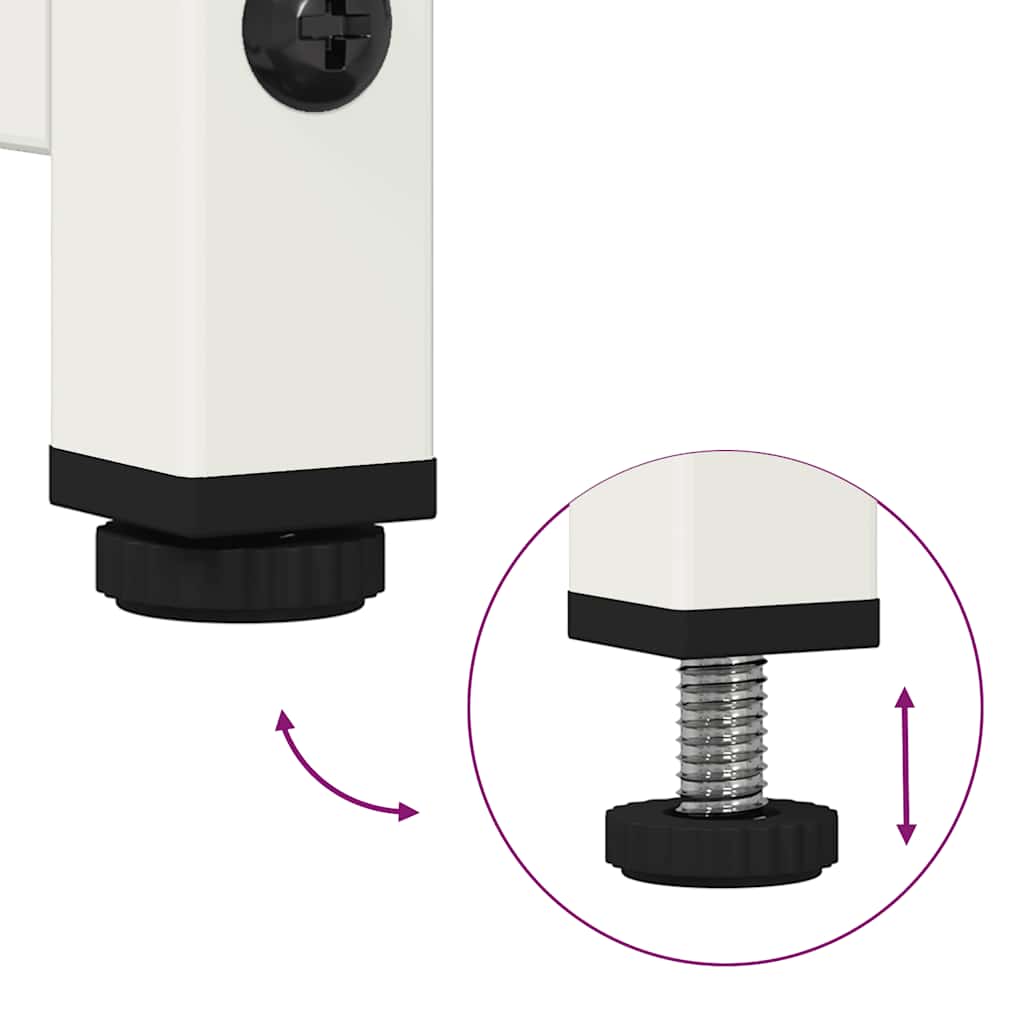 VXL8721158372437 g en hd 7 Dulap, alb, 100,5x39x107 cm, oțel laminat la rece Dulap, alb, 100,5x39x107 cm, oțel laminat la rece - imagine 9
