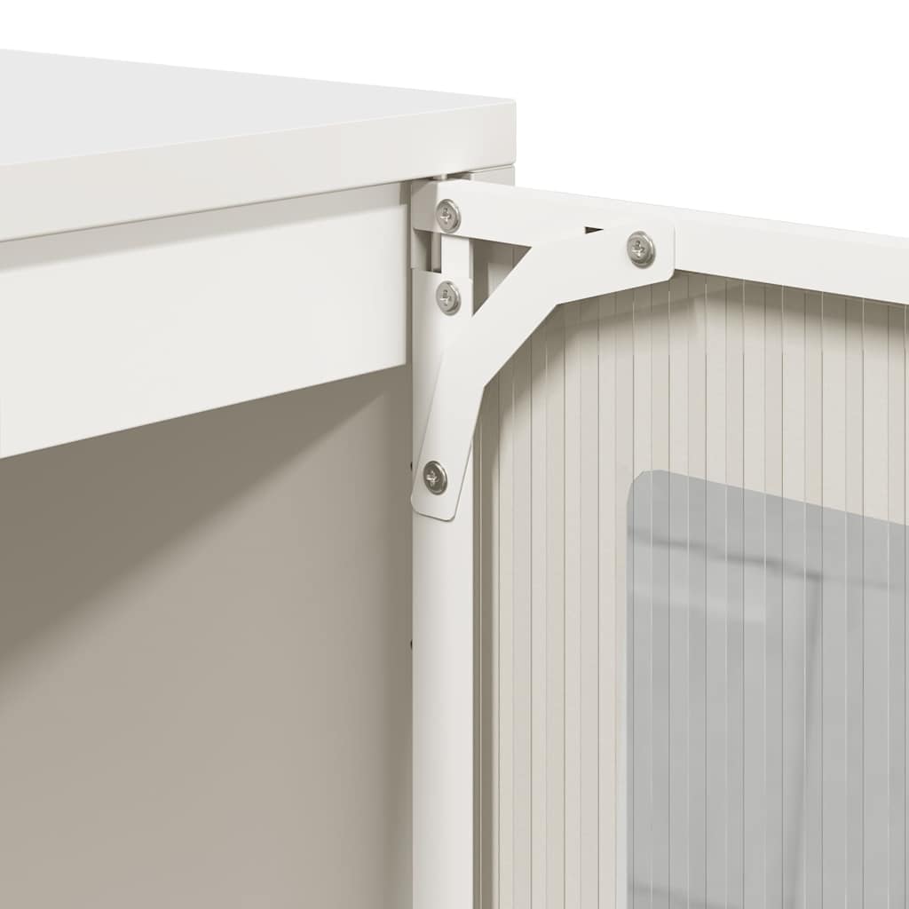 VXL8721158372437 g en hd 8 Dulap, alb, 100,5x39x107 cm, oțel laminat la rece Dulap, alb, 100,5x39x107 cm, oțel laminat la rece - imagine 10